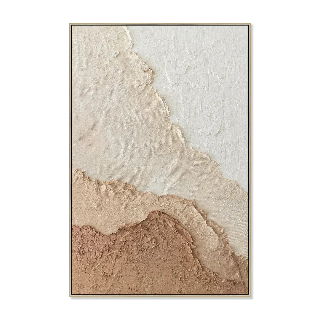 80 x 120cm Framed Canvas - Natural