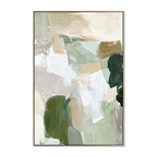 80 x 120cm Framed Canvas - Natural