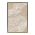 80 x 120cm Framed Canvas - Natural
