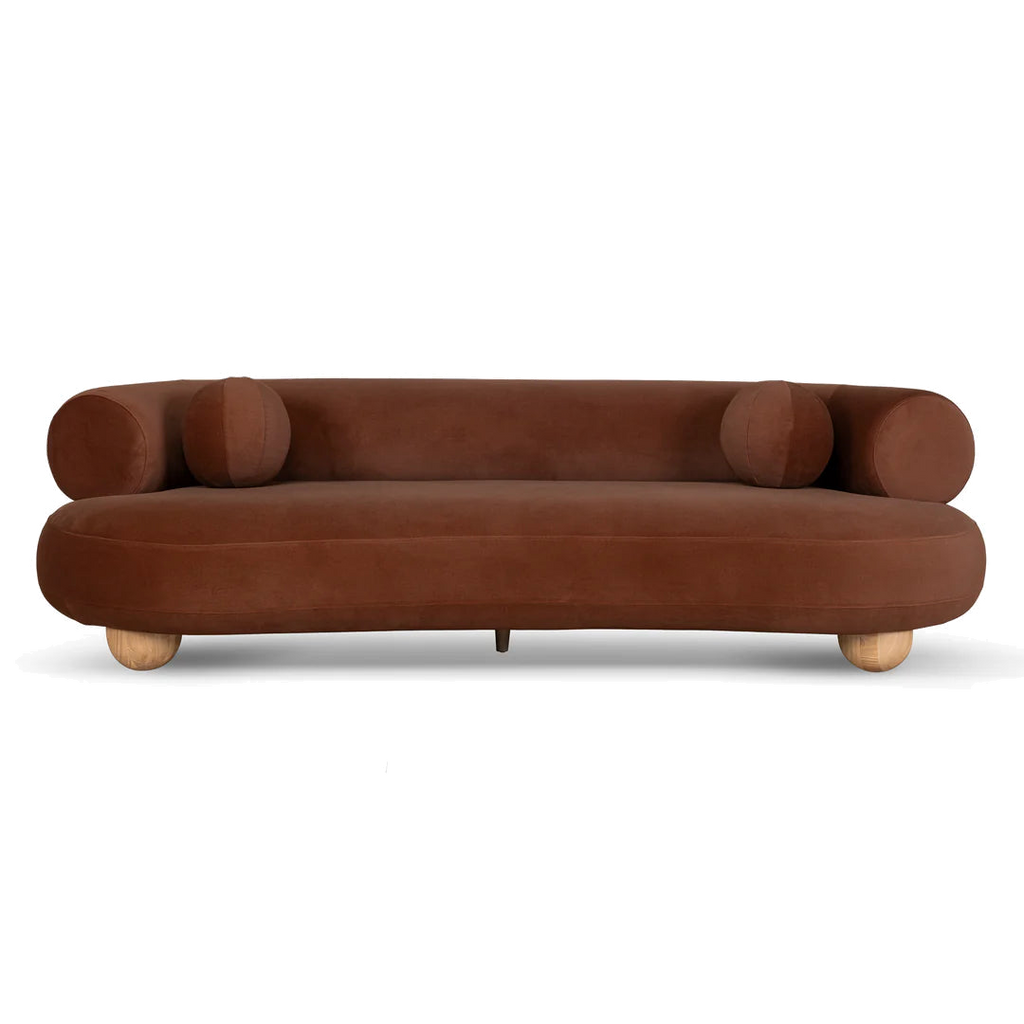 3 Seater Sofa - Burnt Brown