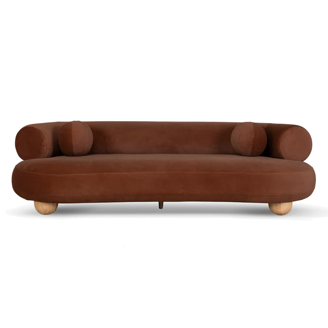 3 Seater Sofa - Burnt Brown