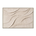 120 x 80cm Framed Canvas - Natural