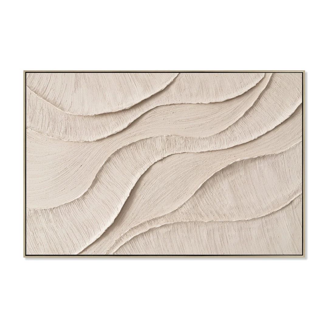 120 x 80cm Framed Canvas - Natural