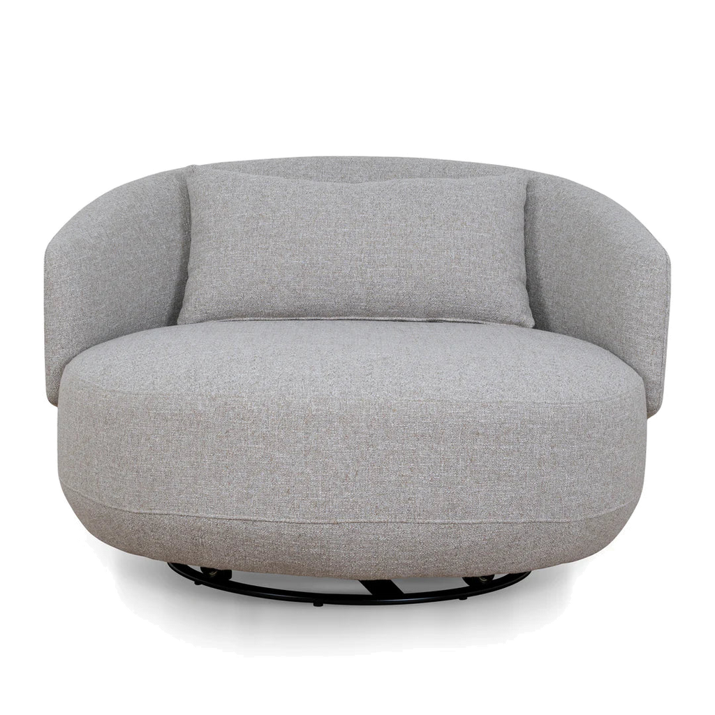 Swivel Armchair - Warm Taupe