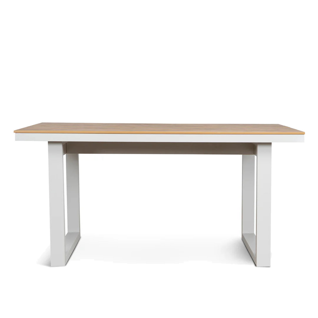 1.6m Sand White Outdoor Dining Table - Natural