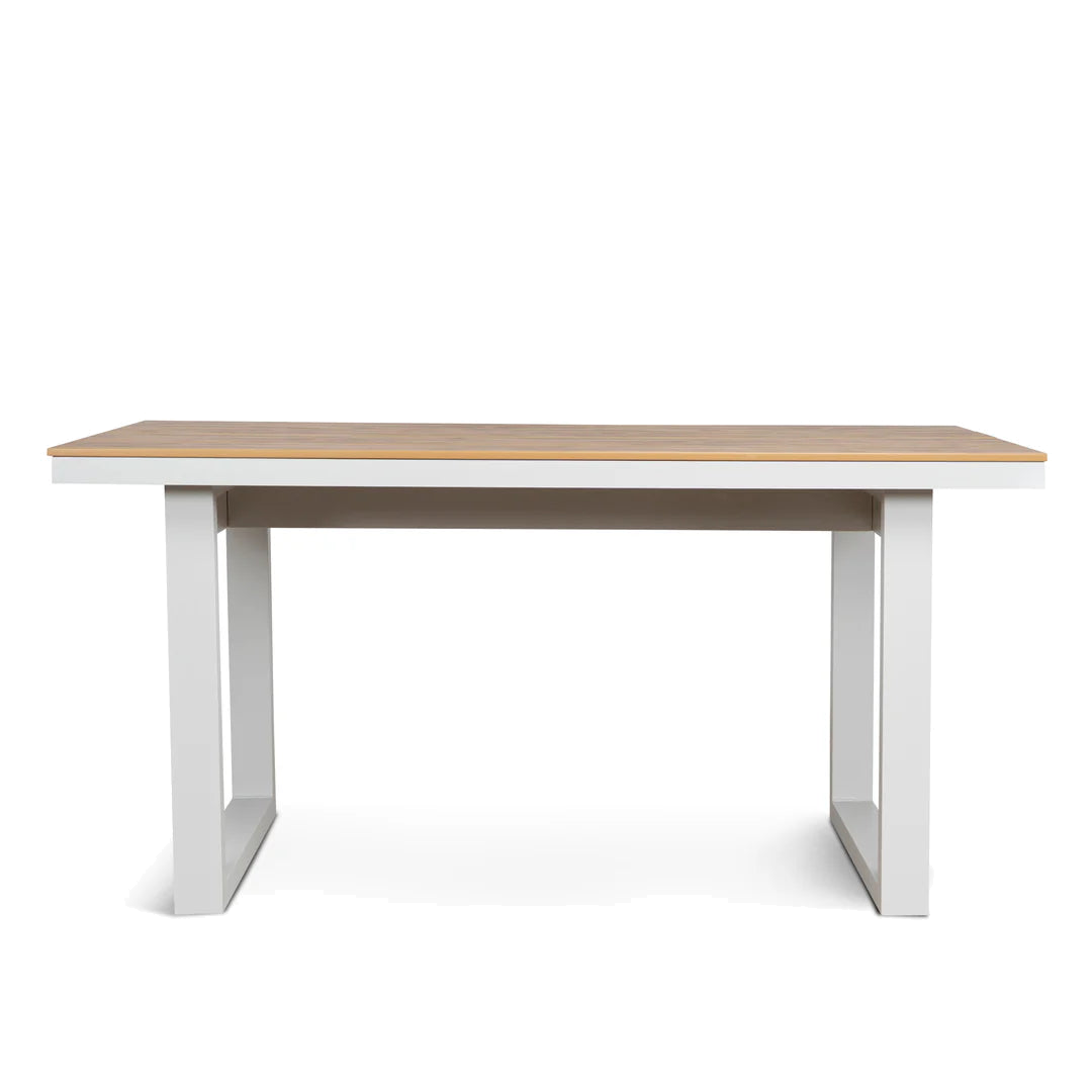 1.6m Sand White Outdoor Dining Table - Natural