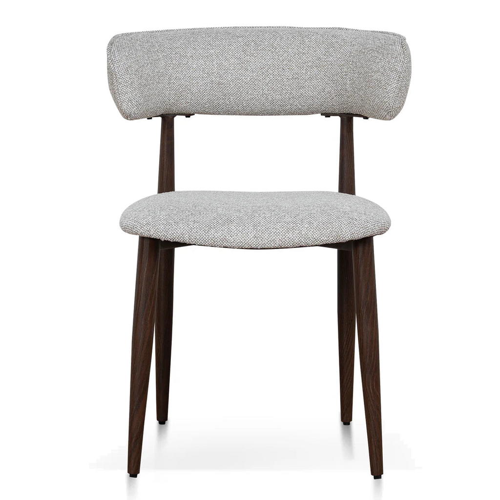 Walnut Dining Chair - Clay Beige (Set of 2)