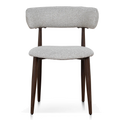 Walnut Dining Chair - Clay Beige (Set of 2)