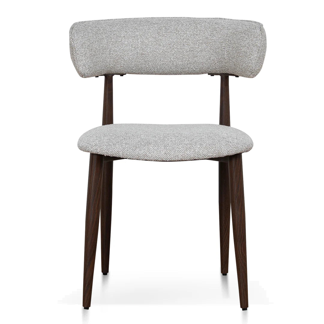 Walnut Dining Chair - Clay Beige (Set of 2)