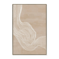 80 x 120cm Framed Canvas - Natural