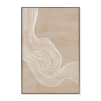 80 x 120cm Framed Canvas - Natural