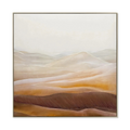 100 x 100cm Framed Canvas - Natural