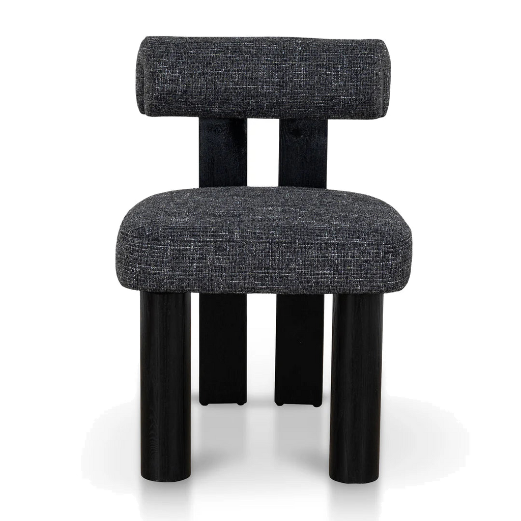 Black Dining Chair - Field Charcoal (Set of 2)