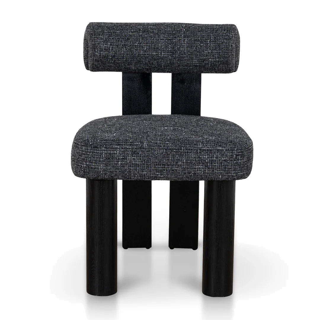 Black Dining Chair - Field Charcoal (Set of 2)