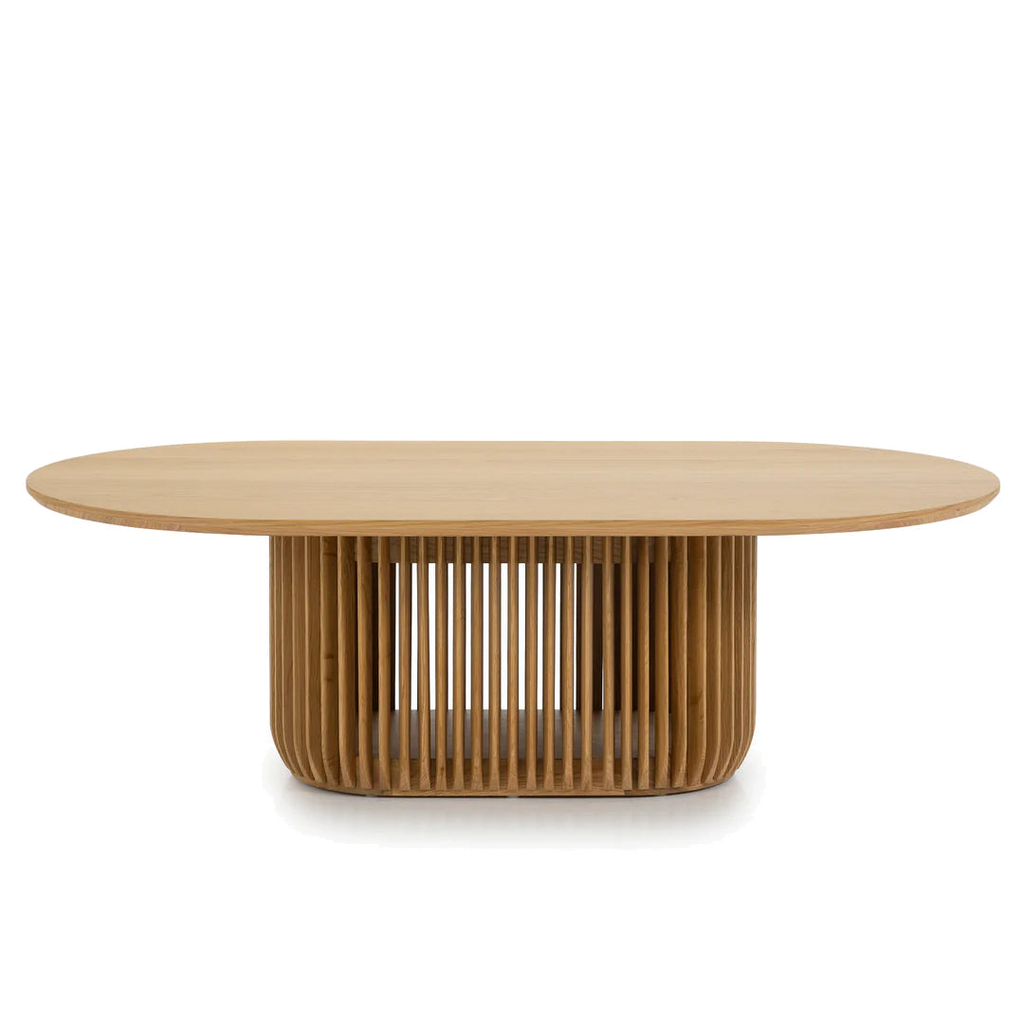 1.3m Oval Coffee Table - Natural