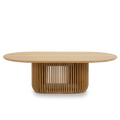 1.3m Oval Coffee Table - Natural