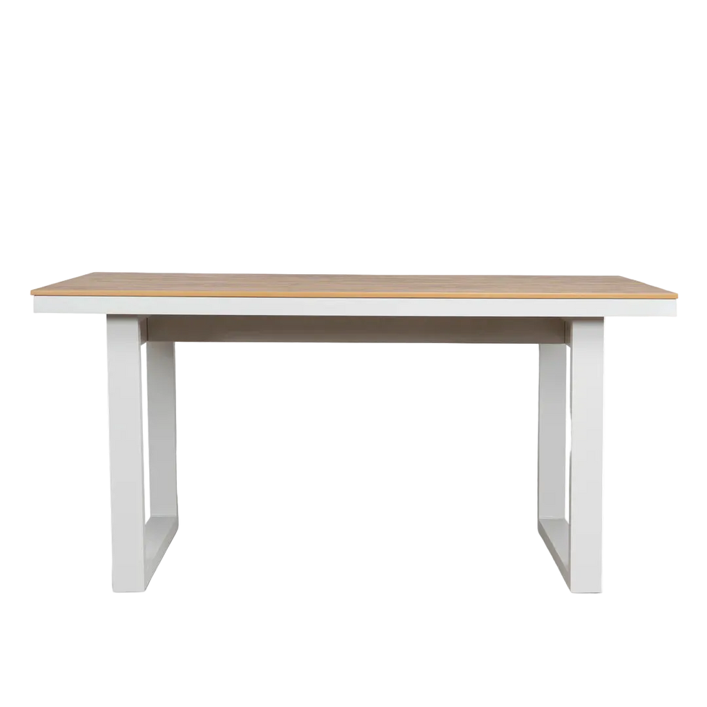 Compact Outdoor Dining Table - Sand White