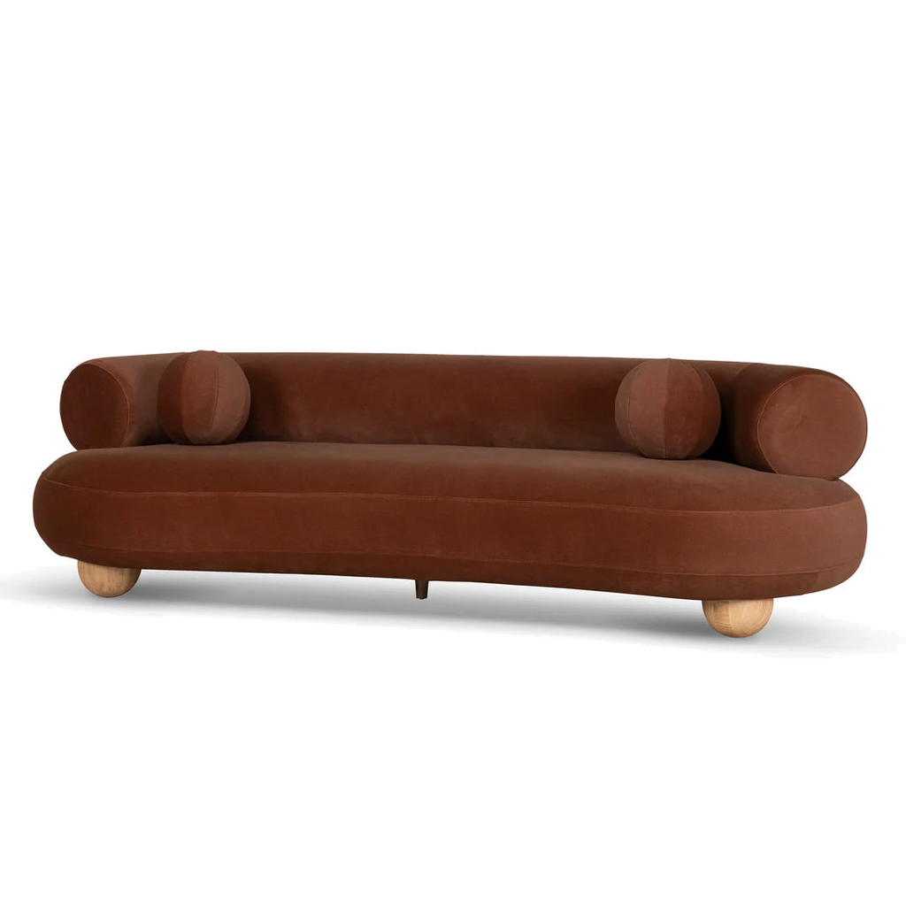 3 Seater Sofa - Burnt Brown