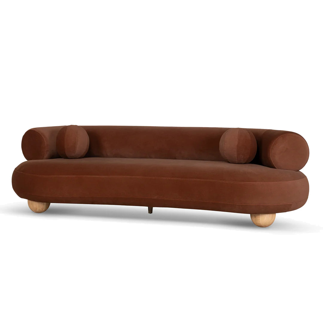3 Seater Sofa - Burnt Brown