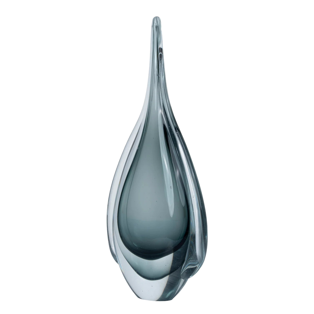 Gray glass pendant ornament