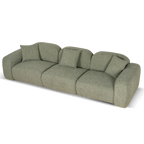 4 Seater Sofa - Coral Light Green