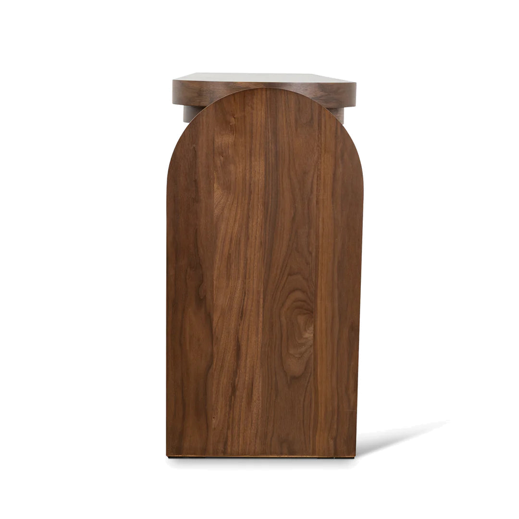 1.7m Console Table - Light Walnut