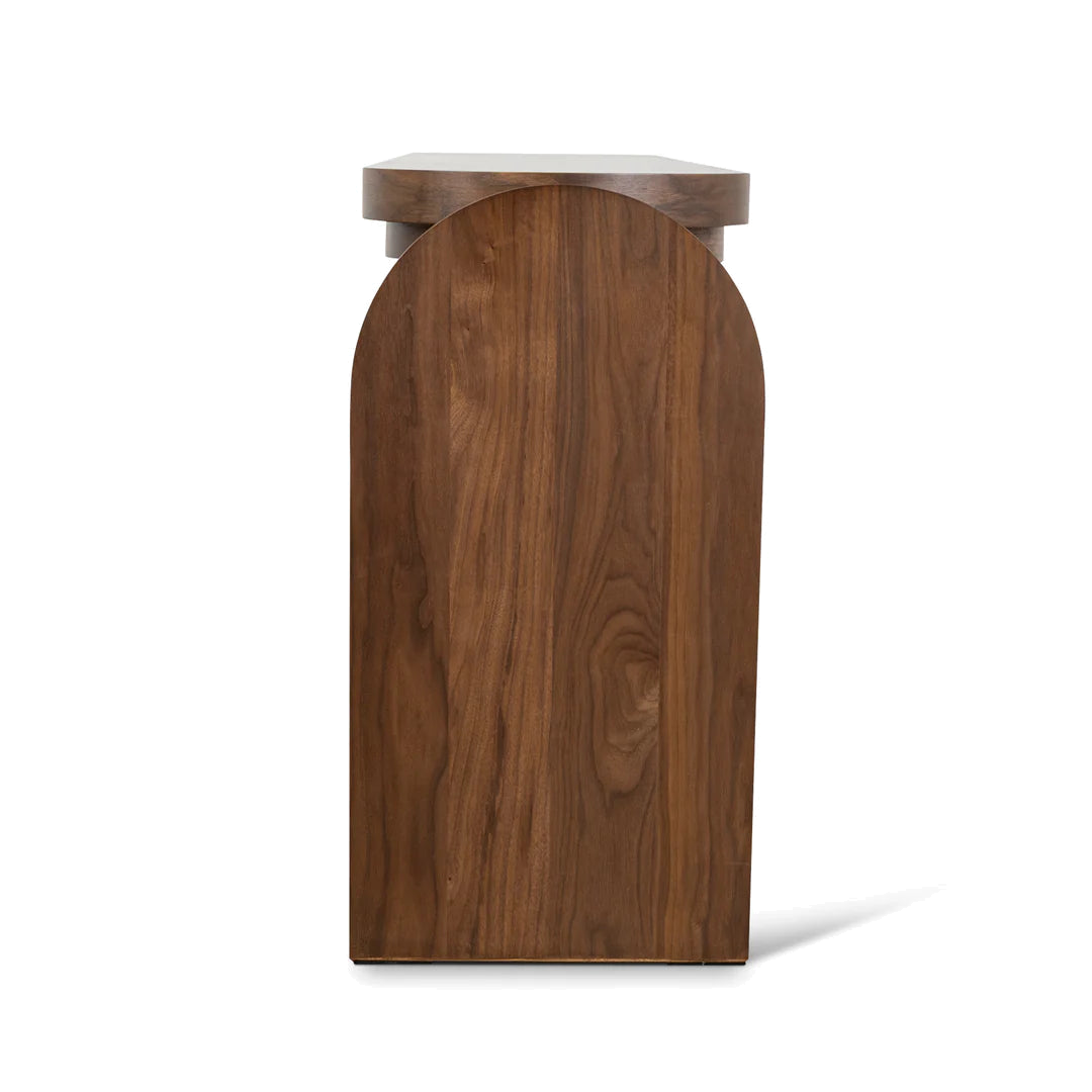 1.7m Console Table - Light Walnut