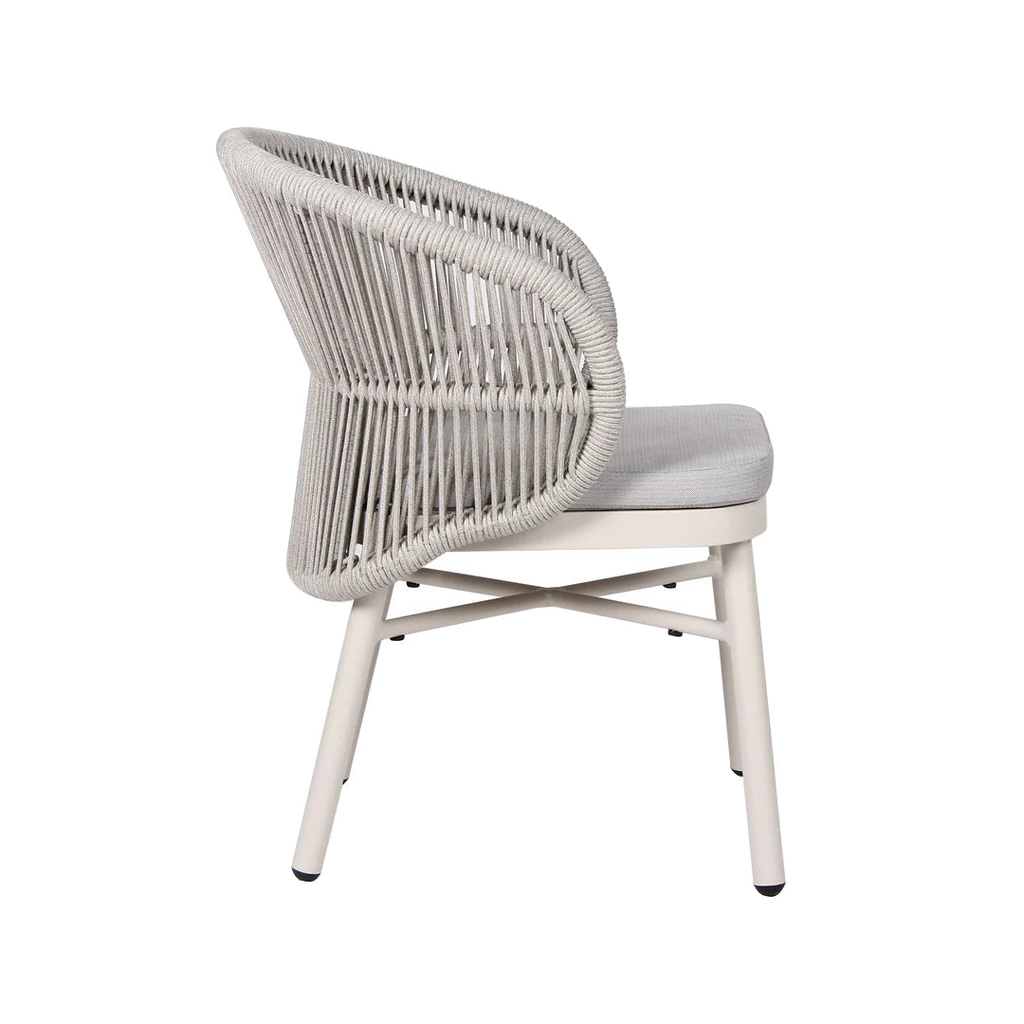 Sand White Outdoor Dining Chair - Light Grey (Set of 2)