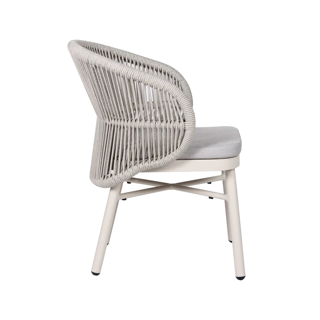Sand White Outdoor Dining Chair - Light Grey (Set of 2)