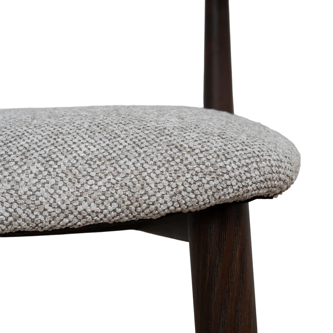 Walnut Dining Chair - Clay Beige (Set of 2)