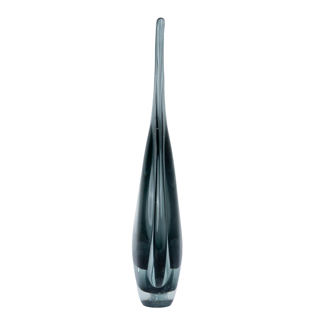 Gray glass pendant ornament