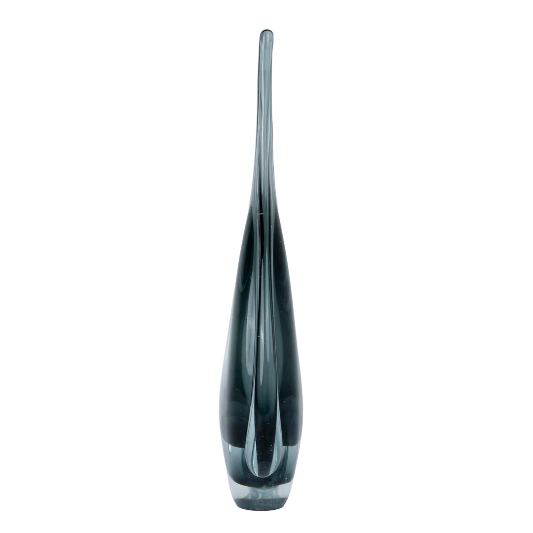 Gray glass pendant ornament