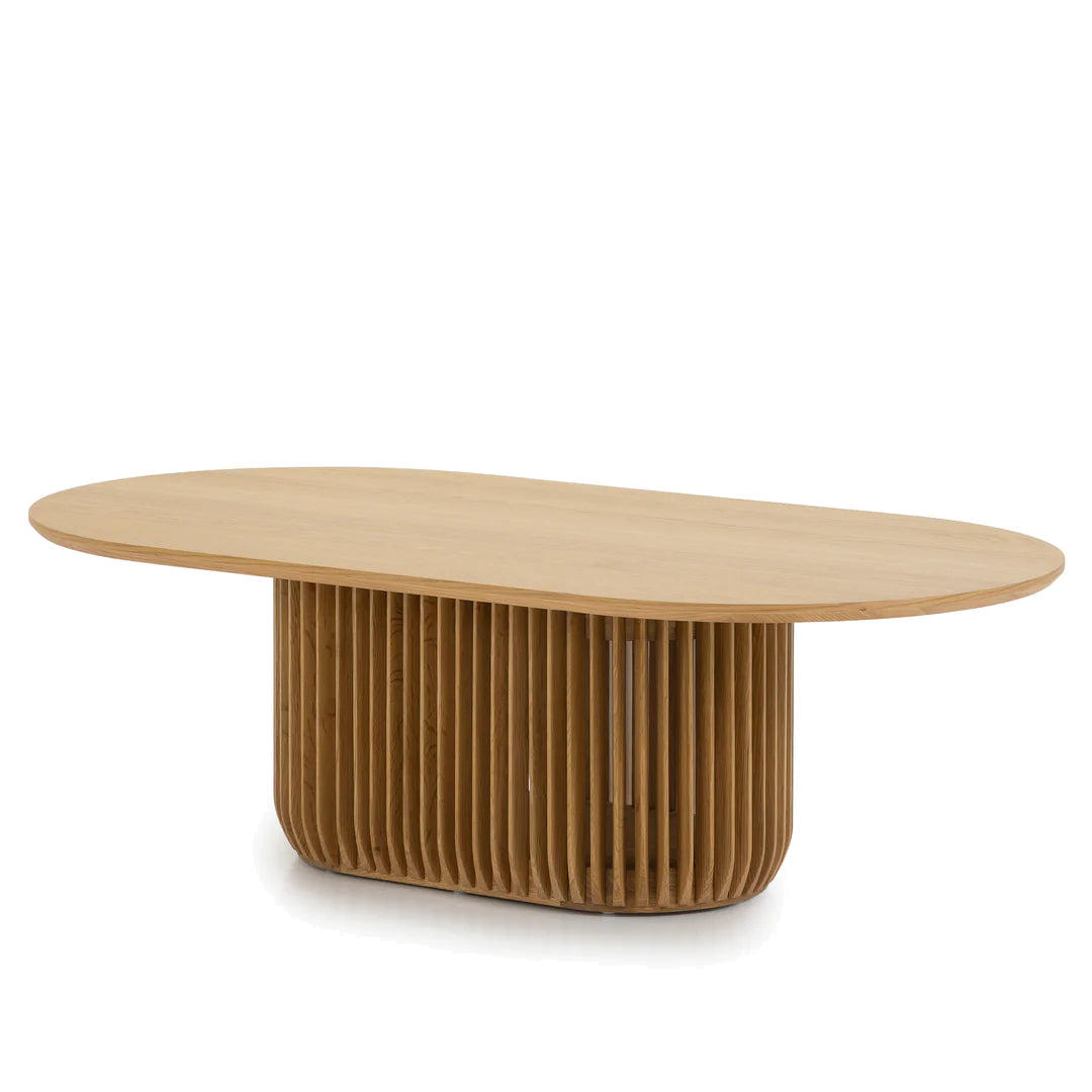 1.3m Oval Coffee Table - Natural