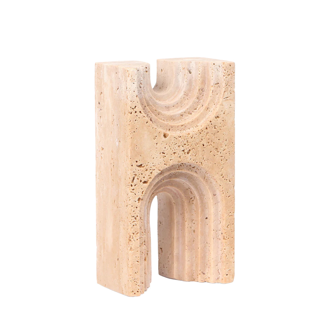 Carved Marble Sculpture - Beige