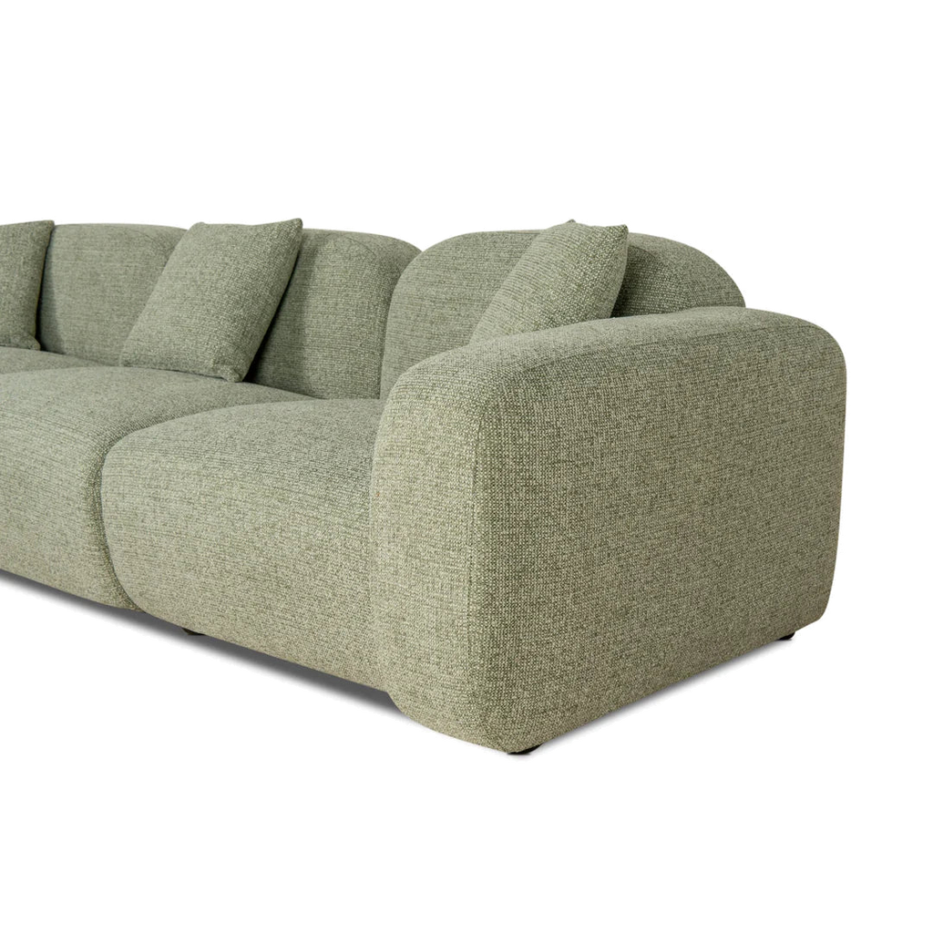 4 Seater Sofa - Coral Light Green