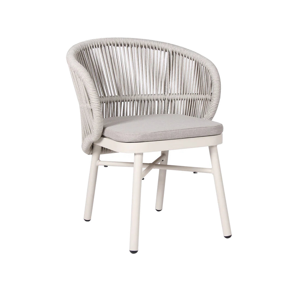 Sand White Outdoor Dining Chair - Light Grey (Set of 2)