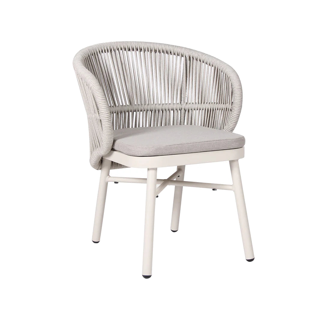 Sand White Outdoor Dining Chair - Light Grey (Set of 2)