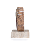 Halo Marble Sculpture - Coffee