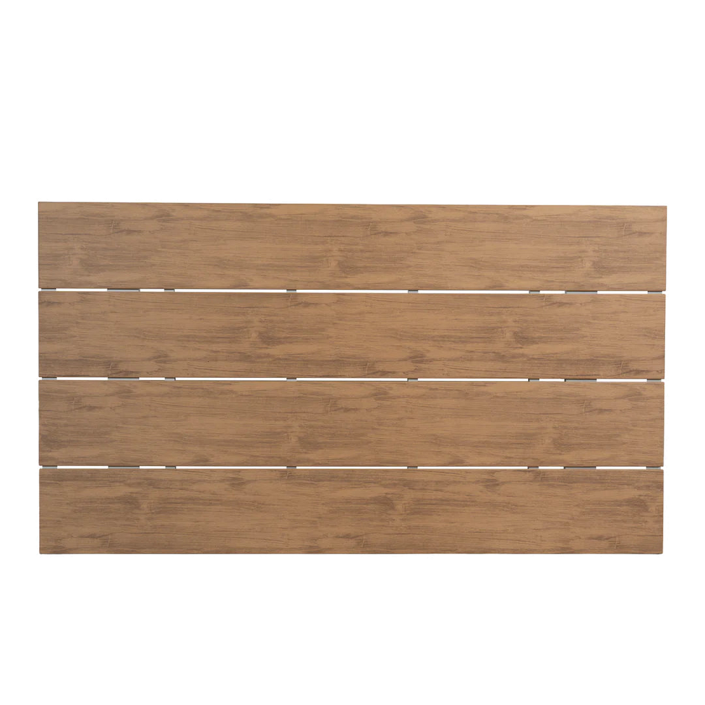 1.6m Sand White Outdoor Dining Table - Natural