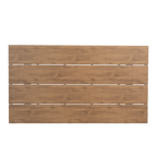 1.6m Sand White Outdoor Dining Table - Natural
