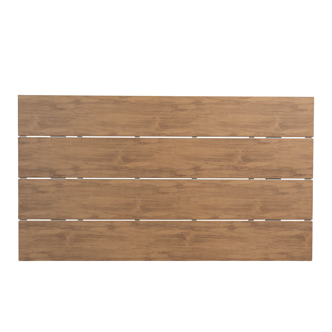 1.6m Sand White Outdoor Dining Table - Natural