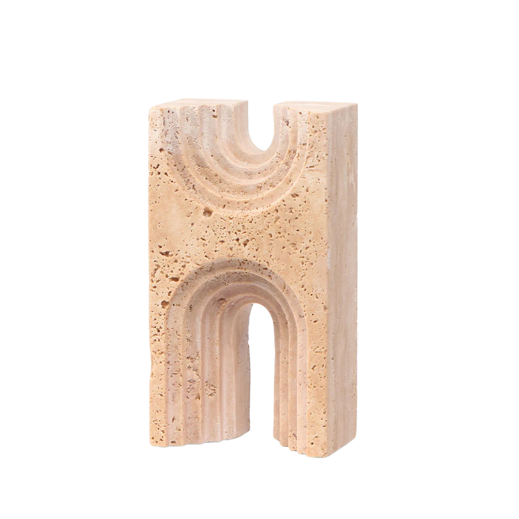 Carved Marble Sculpture - Beige