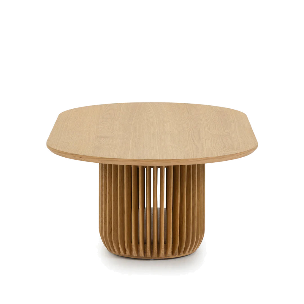1.3m Oval Coffee Table - Natural