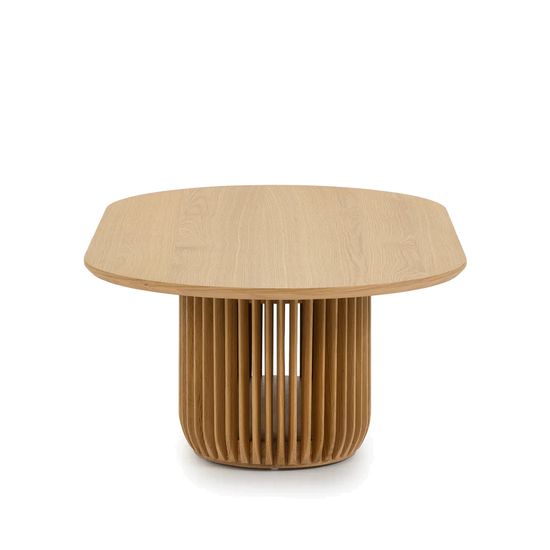 1.3m Oval Coffee Table - Natural