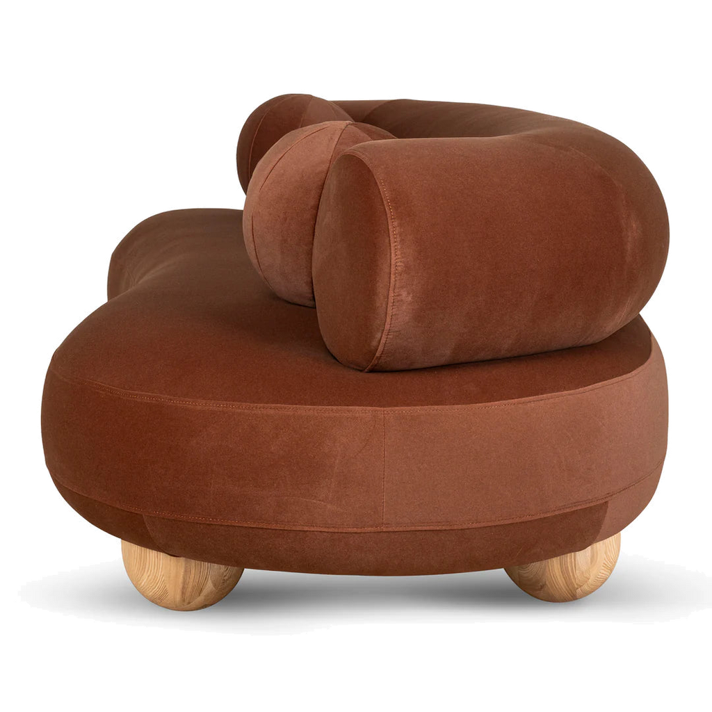 3 Seater Sofa - Burnt Brown