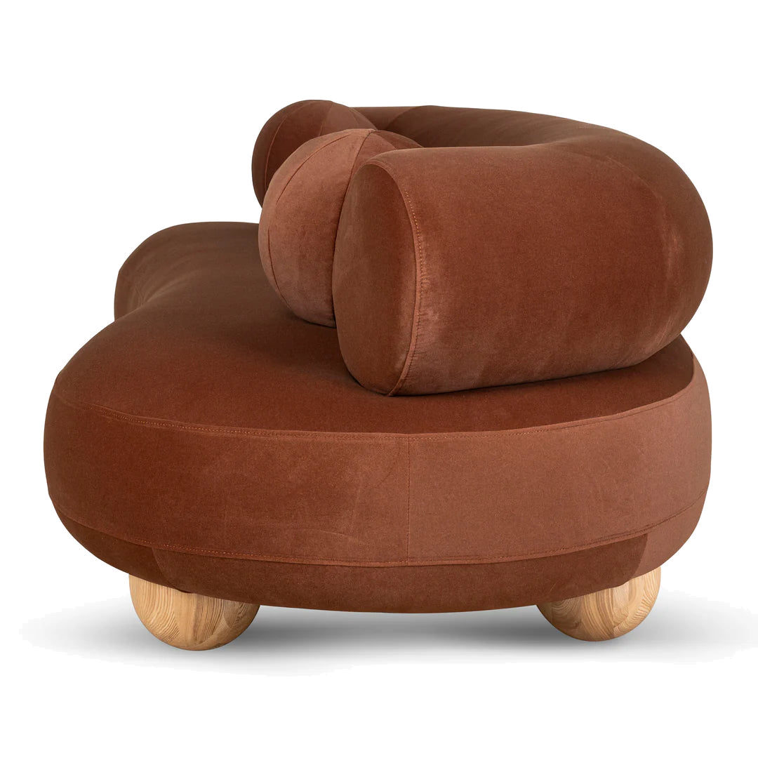 3 Seater Sofa - Burnt Brown