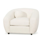 Armchair - Ivory White Boucle