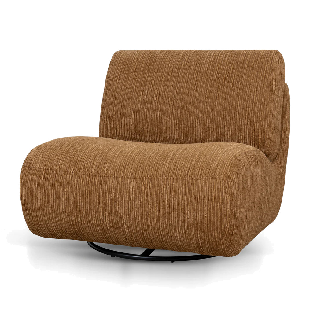 Swivel Lounge Chair - Honey Gold
