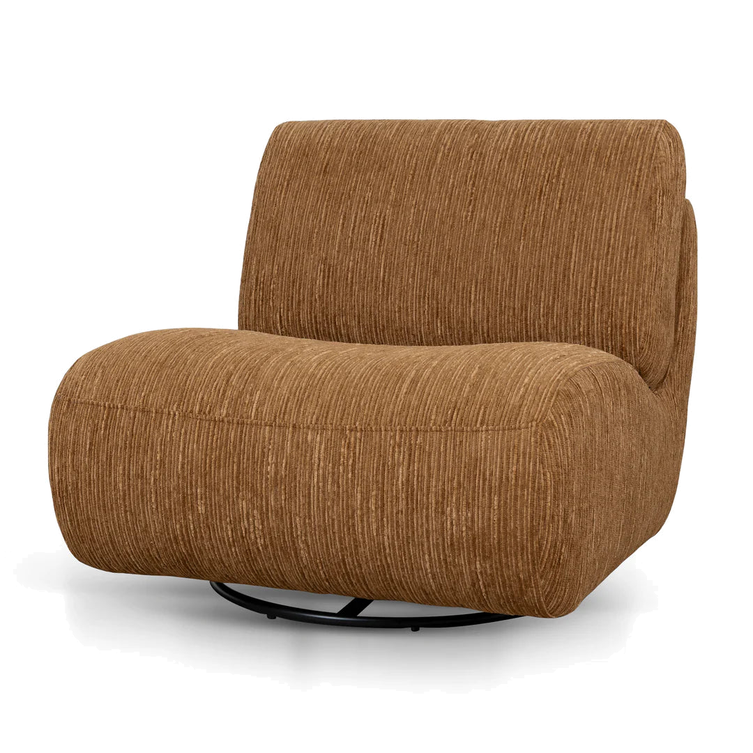 Swivel Lounge Chair - Honey Gold