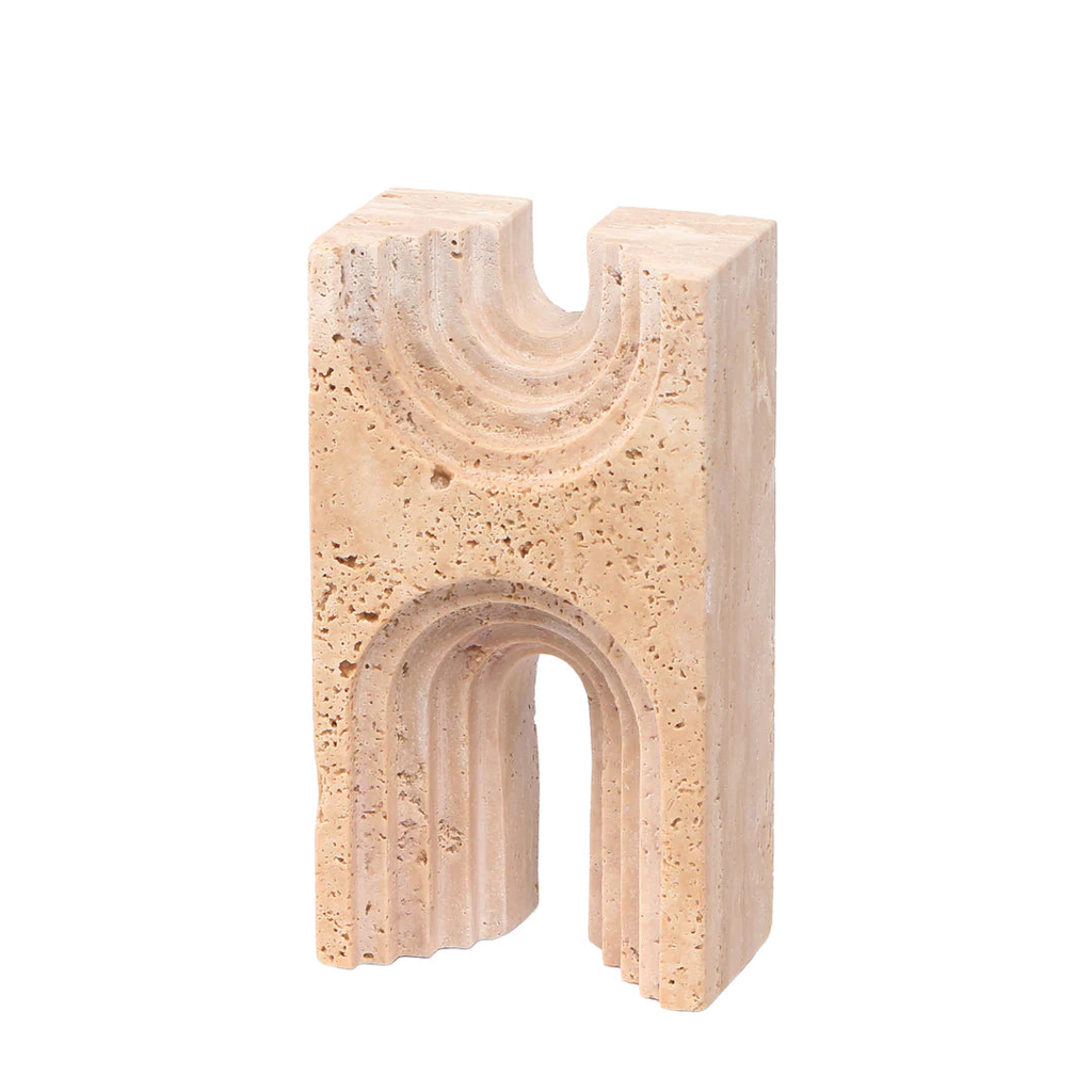 Carved Marble Sculpture - Beige